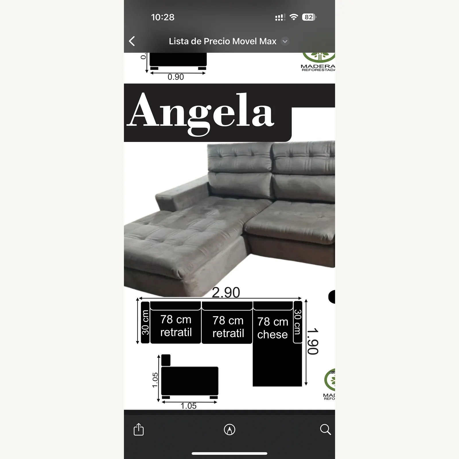 Sofá Angela, foto 2 de 2