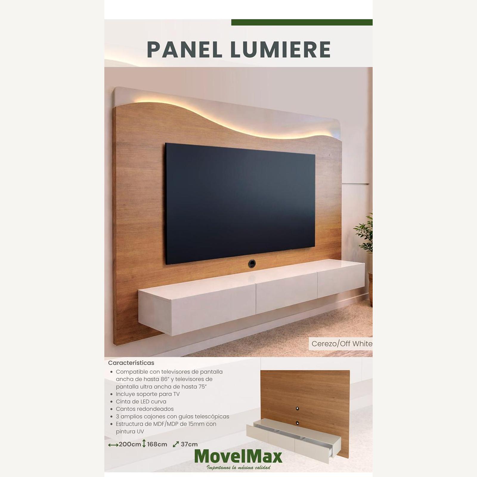 Panel Lumiere 86" Cerezo-Off White, foto 2 de 5