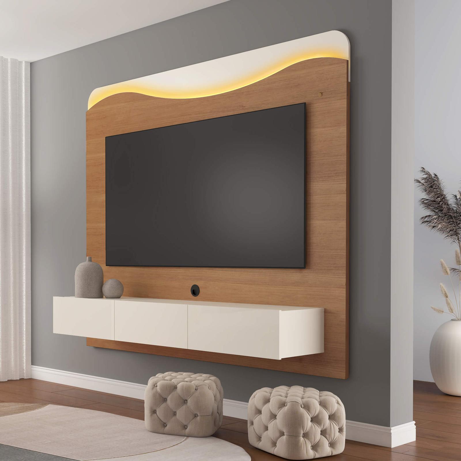 Panel Lumiere 86" Cerezo-Off White, foto 4 de 5